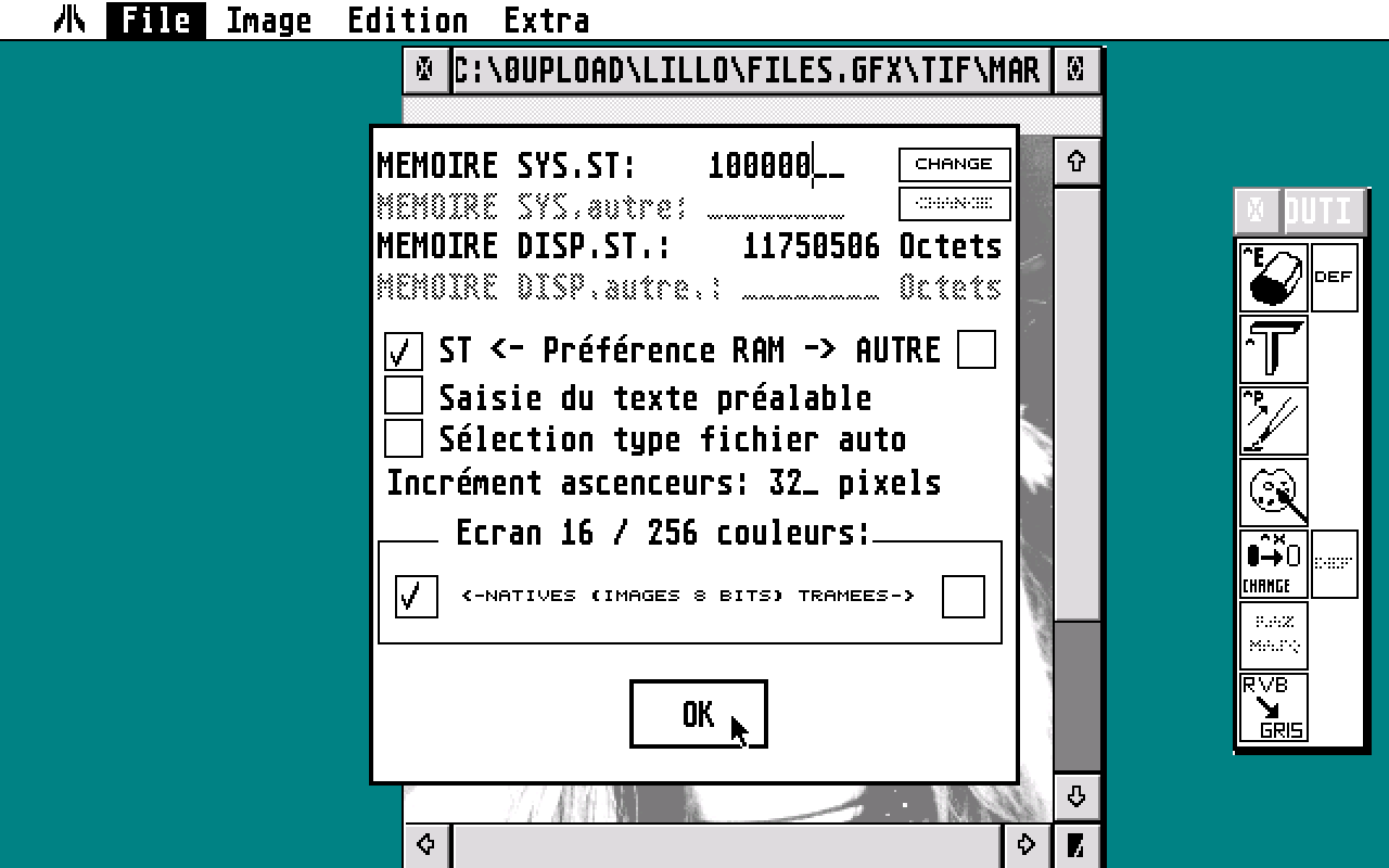 Contraste atari screenshot